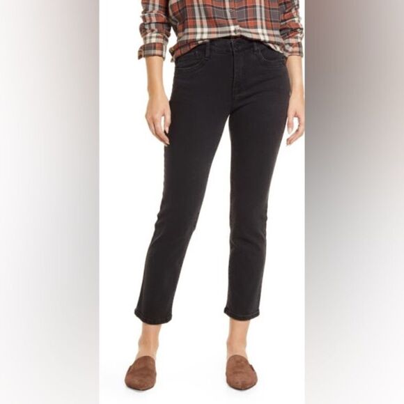 Wit & Wisdom NWT 'Ab'Solution Skinny Ankle Jeans in Black Size 2 - Picture 1 of 9